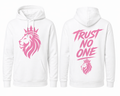 Lionheart Pink Crown Hoodie “Trust No One” Streetwear Unisex