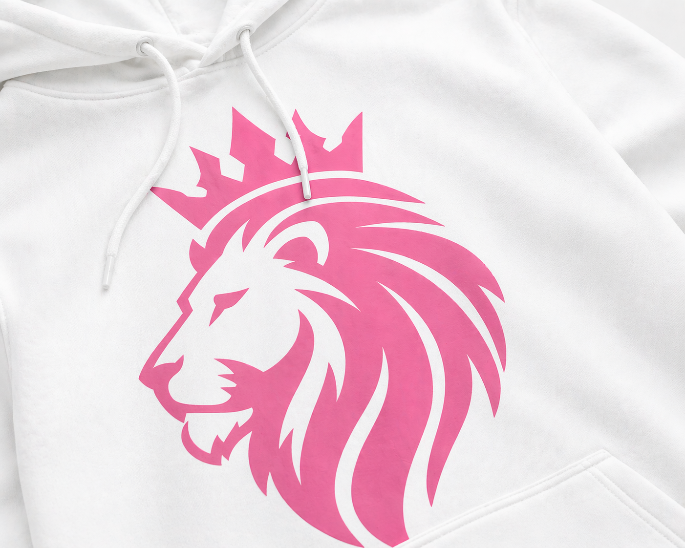 Lionheart Pink Crown Hoodie “Trust No One” Streetwear Unisex