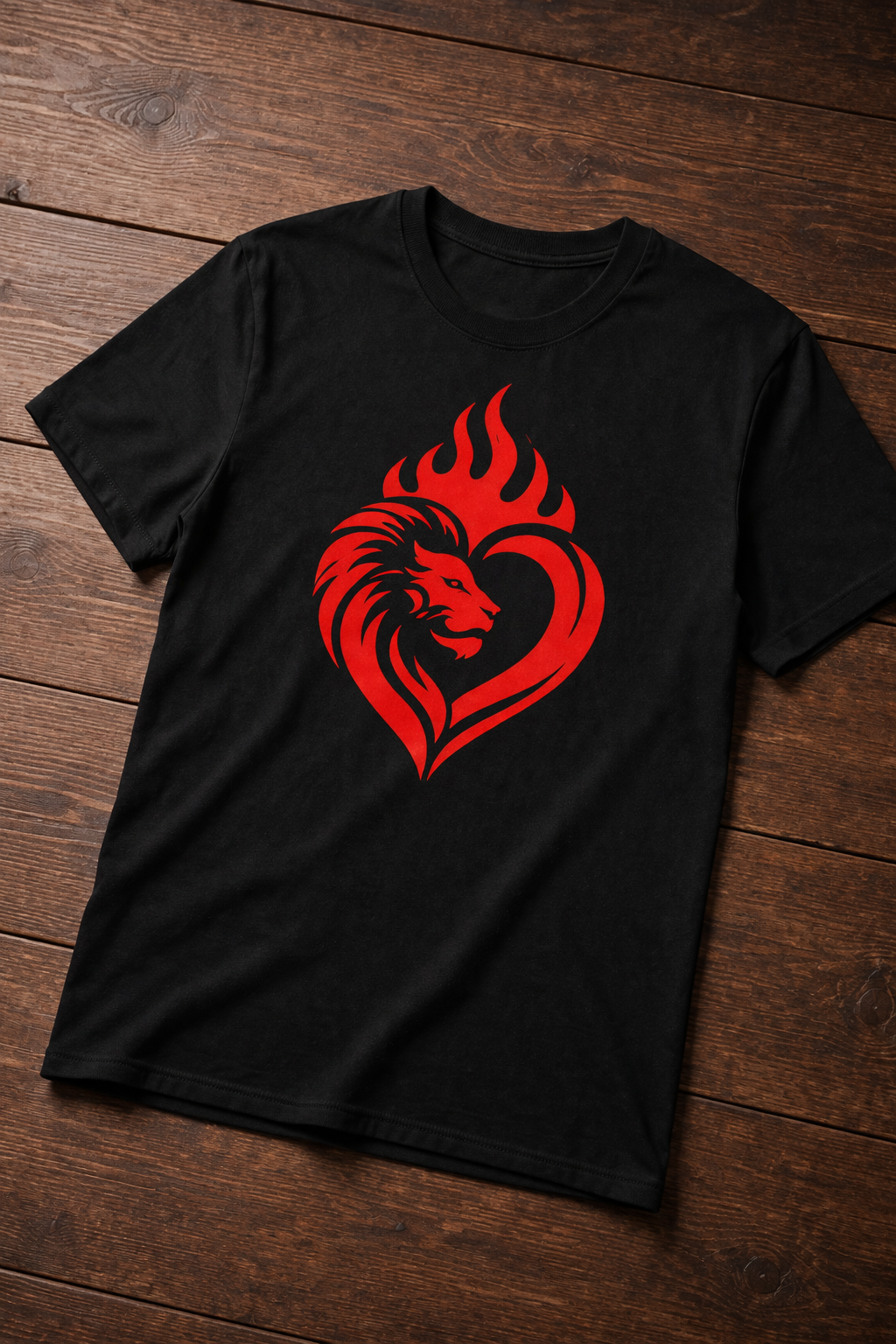 Lionheart Flame Graphic T-Shirt