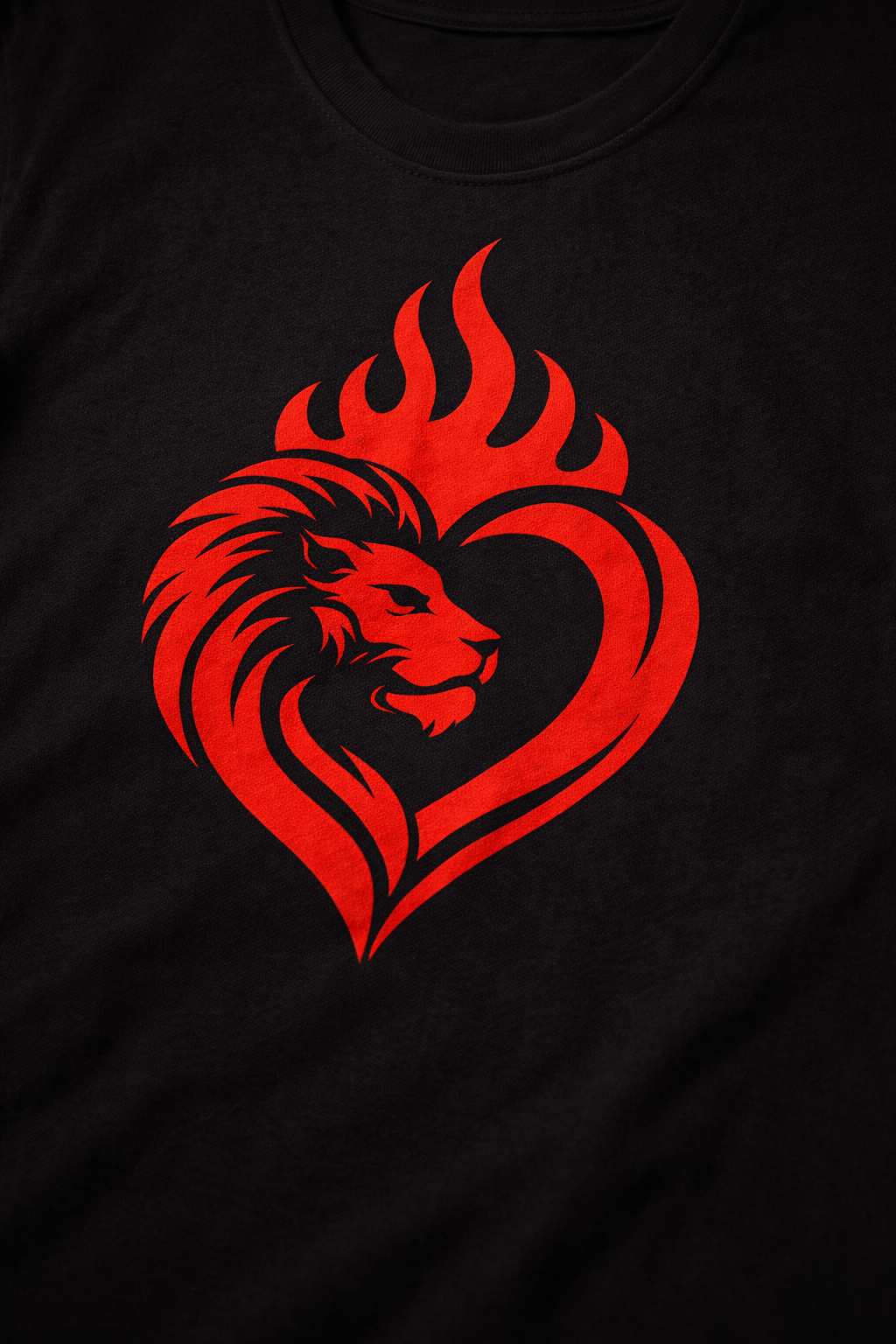 Lionheart Flame Graphic T-Shirt