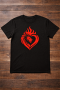 Lionheart Flame Graphic T-Shirt