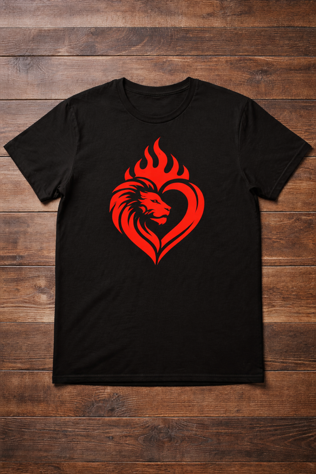 Lionheart Flame Graphic T-Shirt